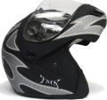 Matte Flat Black Flip Up Modular Motorcycle Street Sport Bike Full Face Helmet DOT (Large)