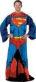 The Northwest Company 48-Inch by 71-Inch Adult Comfy Throw with Sleeves Being Superman Design