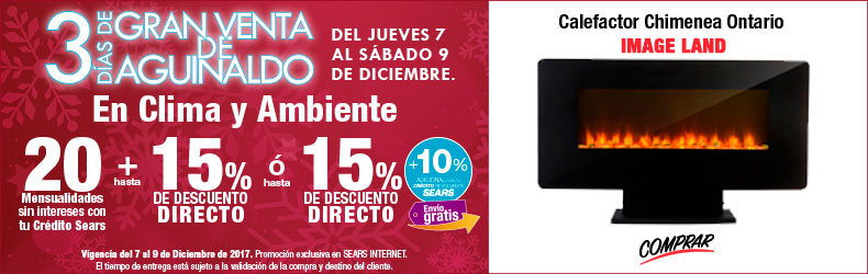 Calefactores | SEARS.COM.MX - Me entiende!